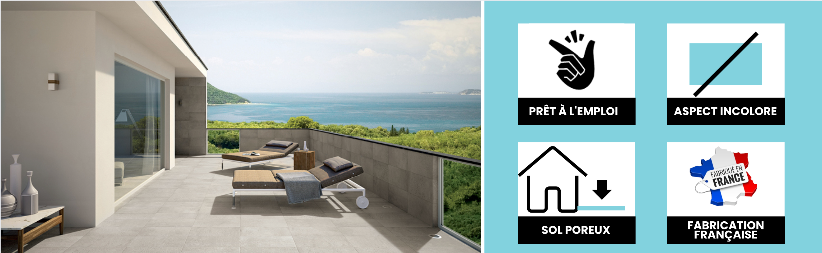 OLEOSTONE ProtectStone – Imperméabilisant incolore à base d’eau pour pierre naturelle, terre cuite, béton et granit. Protection hydrofuge et oléofuge pour surfaces intérieures et extérieures. Application facile, sans solvant.