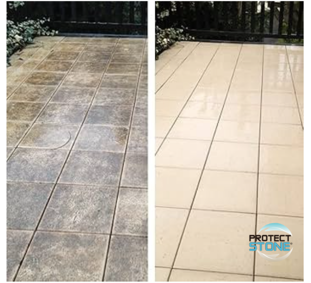 CR STONE – Décrassant concentré surpuissant pour sols et murs. Élimine graisses, huiles, suie, tanins, champignons et salissures tenaces. Idéal pour pierre, béton, grès, terre cuite et céramique émaillée.