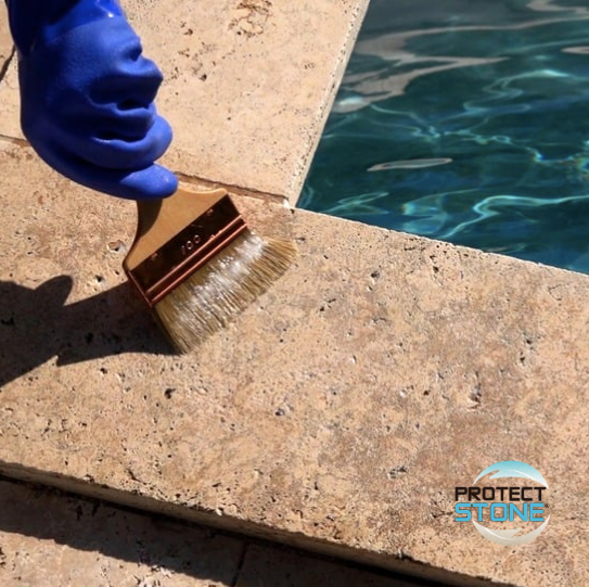 OLEOSTONE ProtectStone – Imperméabilisant incolore à base d’eau pour pierre naturelle, terre cuite, béton et granit. Protection hydrofuge et oléofuge pour surfaces intérieures et extérieures. Application facile, sans solvant.